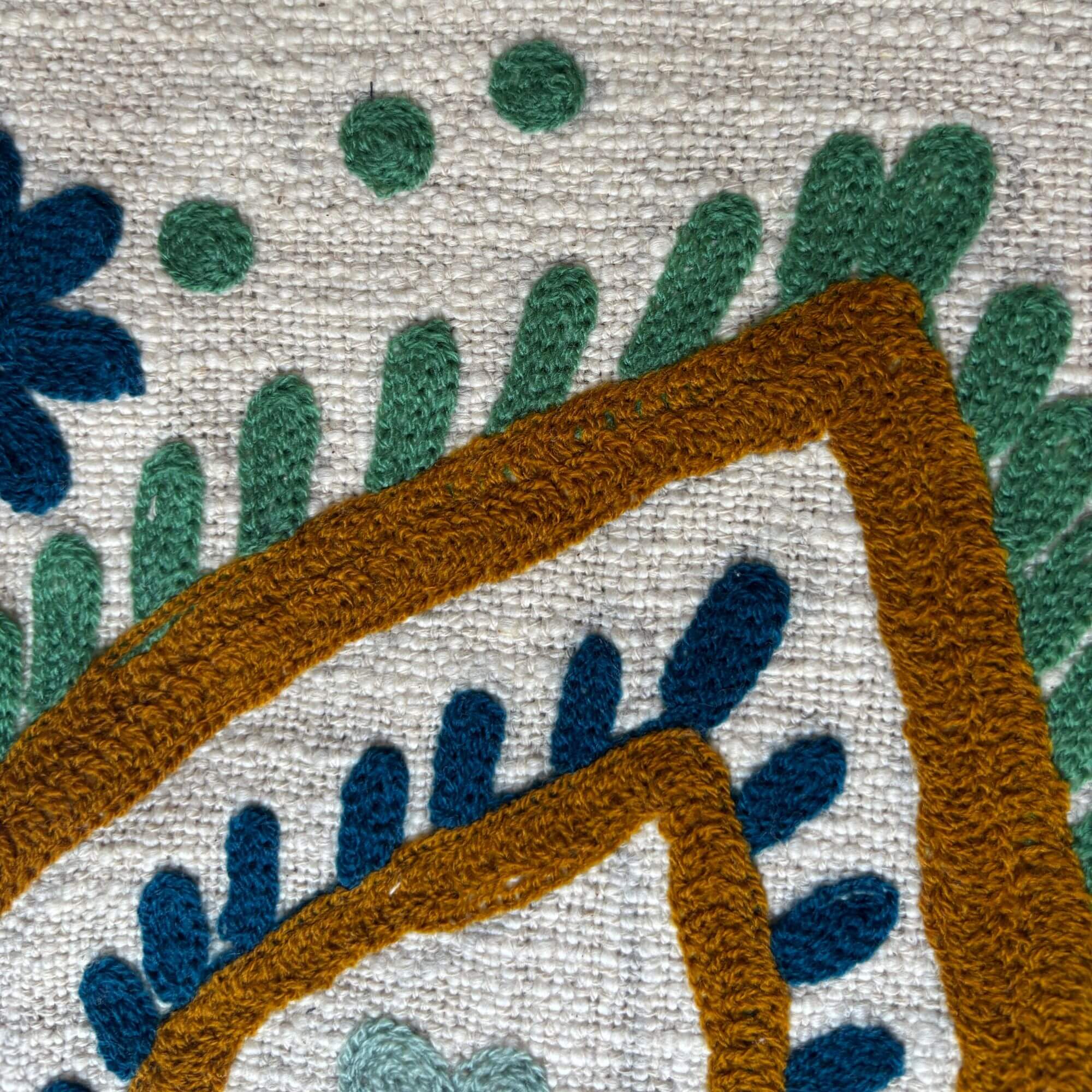 Antar Embroidery Throw
