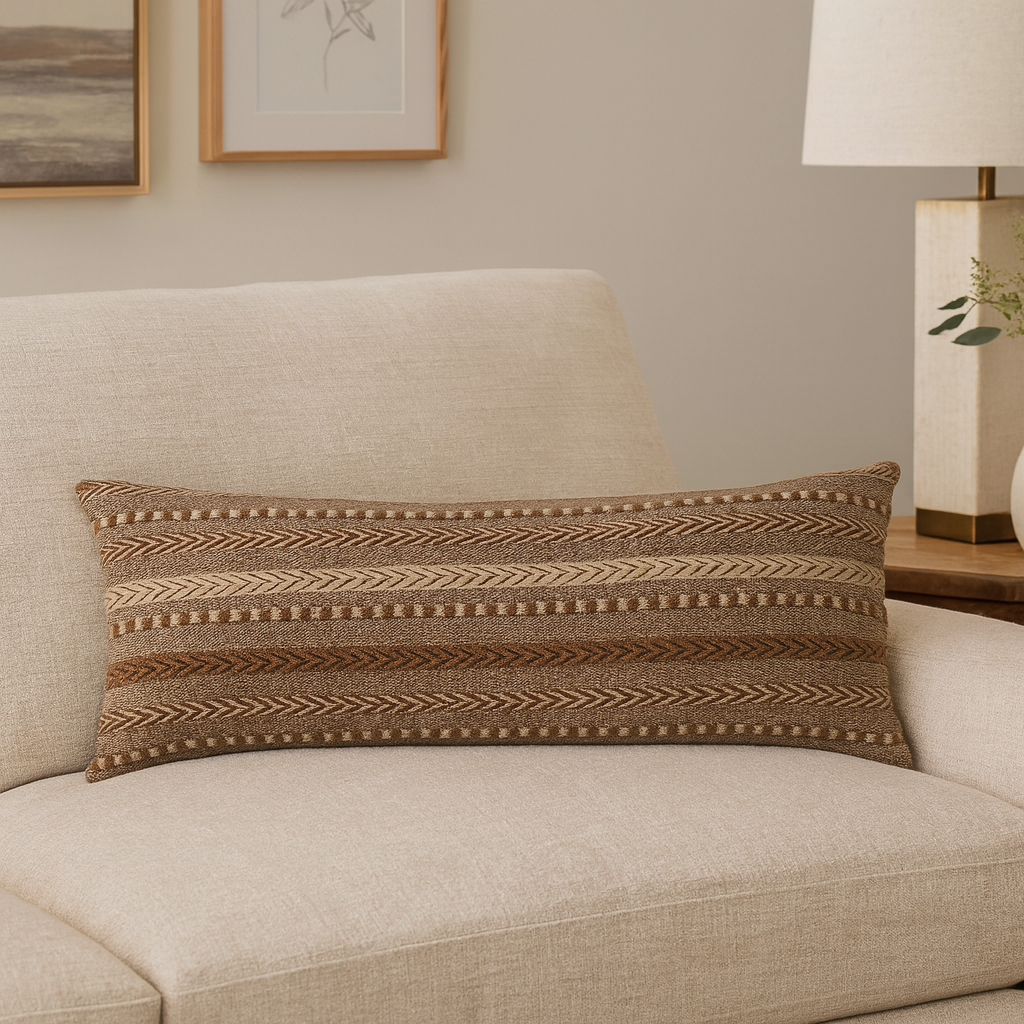 Sands of Serenity Set (Set of 5 Cushion Covers; 1 Bedspread)