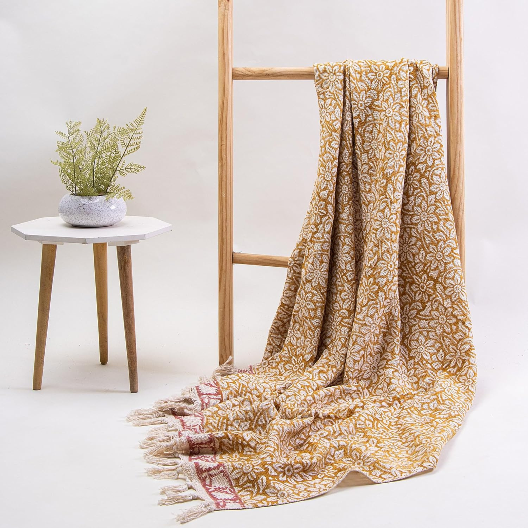 Snuggle Swirls Kids Block Printed Throw