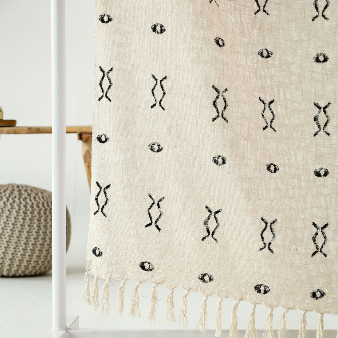 Agneyi Block Printed Throw