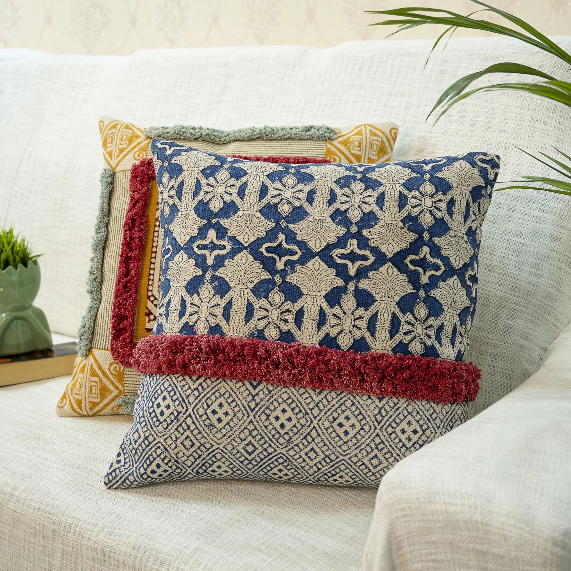 Funda de cojín Tejas