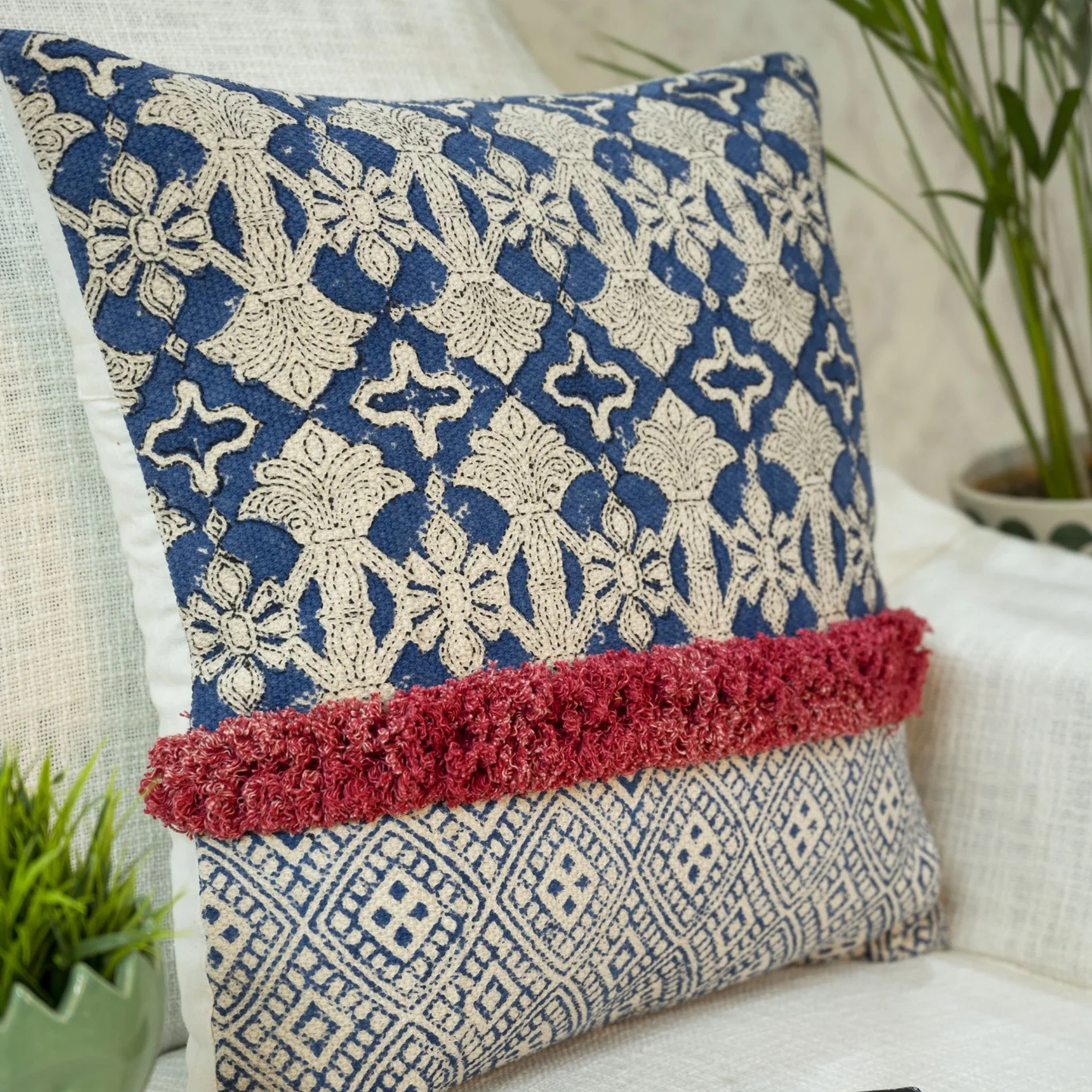 Funda de cojín Tejas