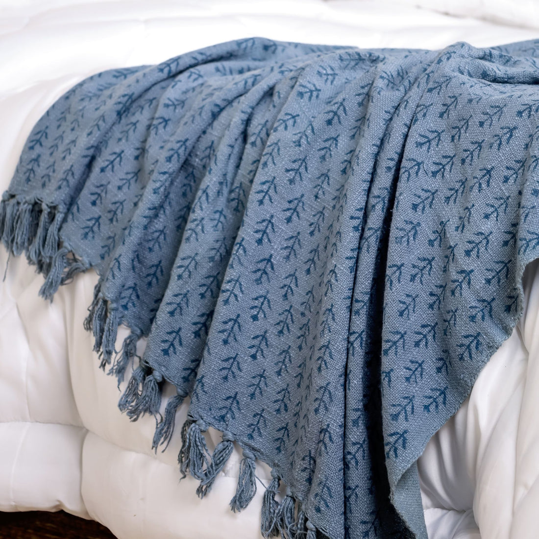 Sheen Block Printed Throw