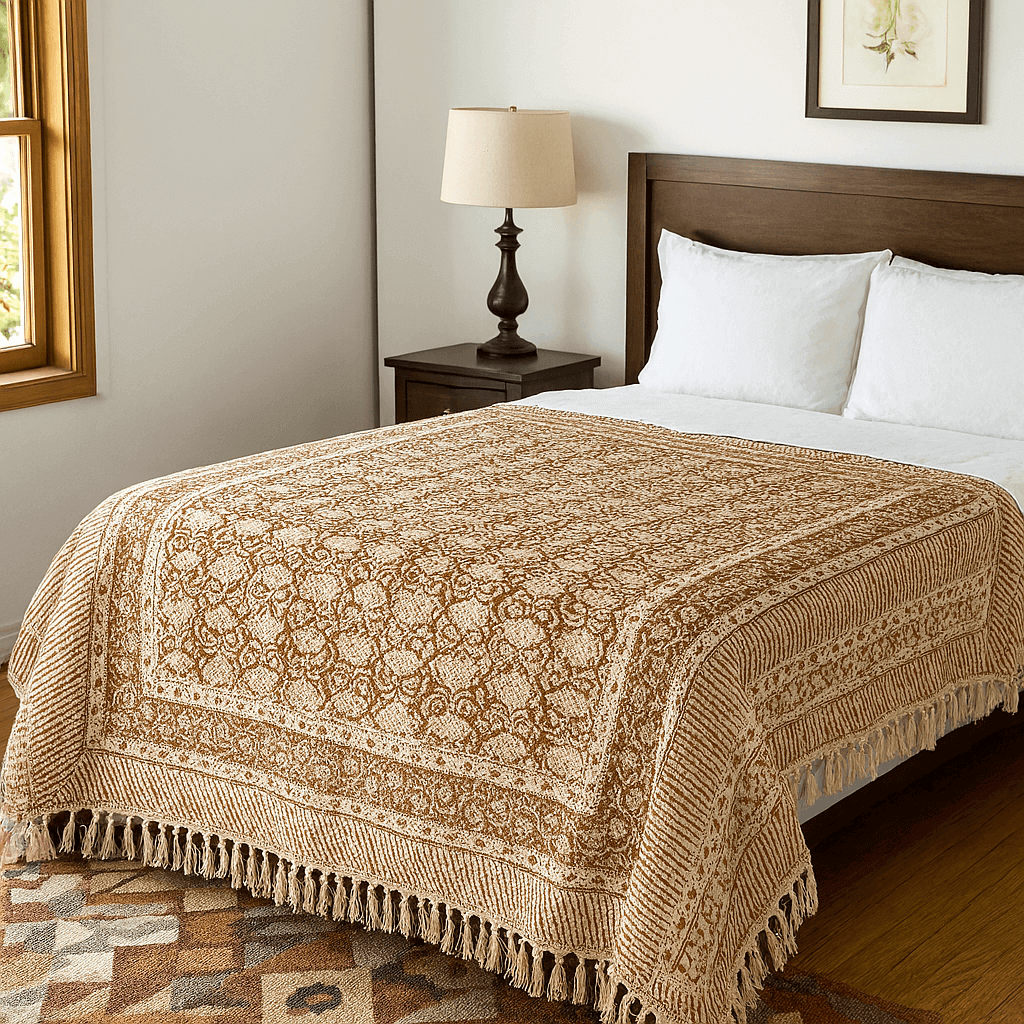 Kala Block Printed Throw
