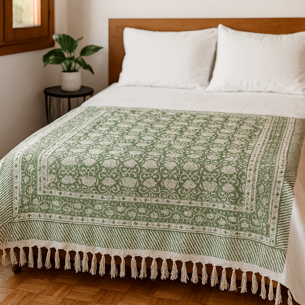 Raag Block Printed Throw