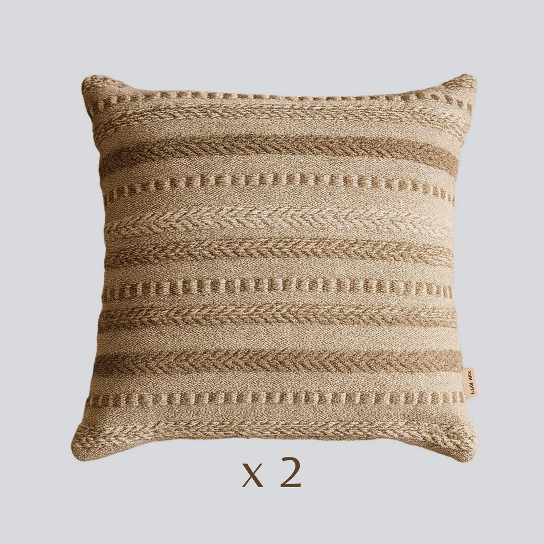 Sands of Serenity Set (Set of 5 Cushion Covers; 1 Bedspread)