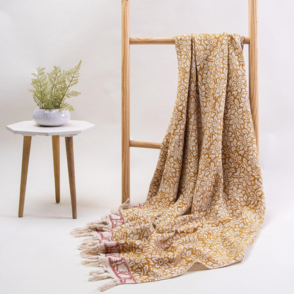 Snuggle Swirls Kids Block Printed Throw