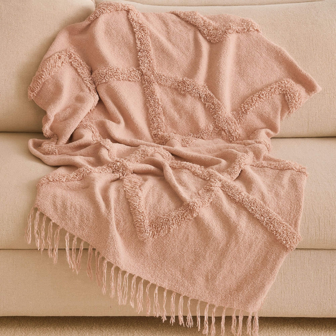 Cuddle Clouds Kids Embroidery Throw