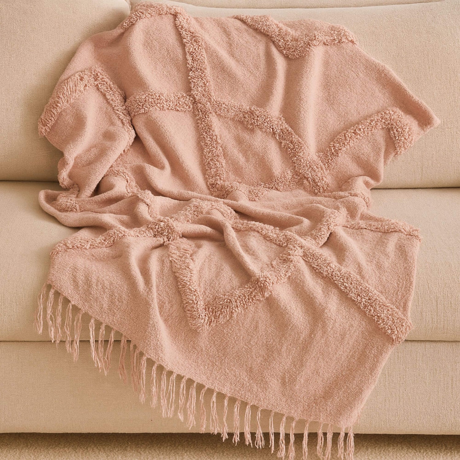 Cuddle Clouds Kids Embroidery Throw