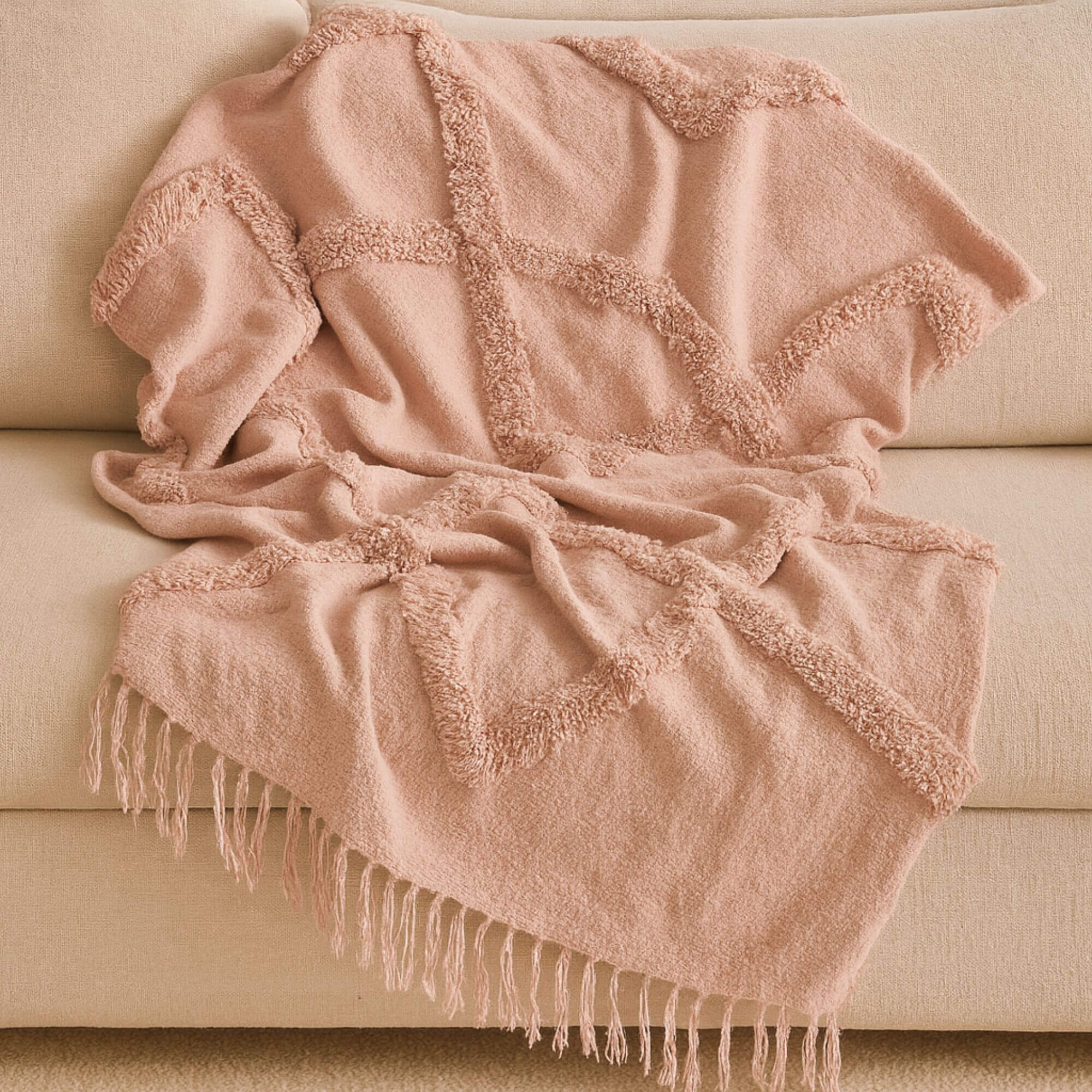 Cuddle Clouds Kids Embroidery Throw