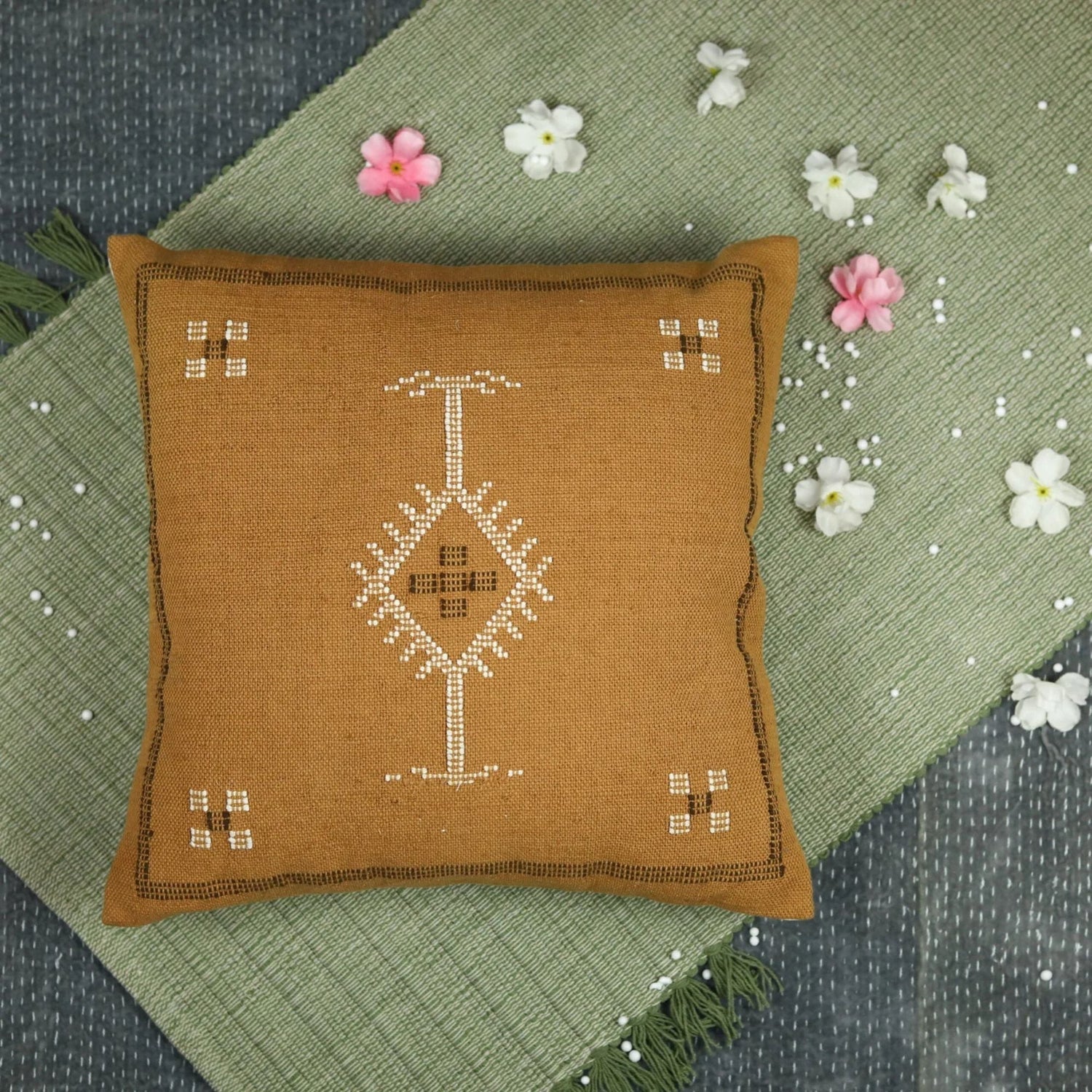 Gerua Cushion Cover - Sarva Casa