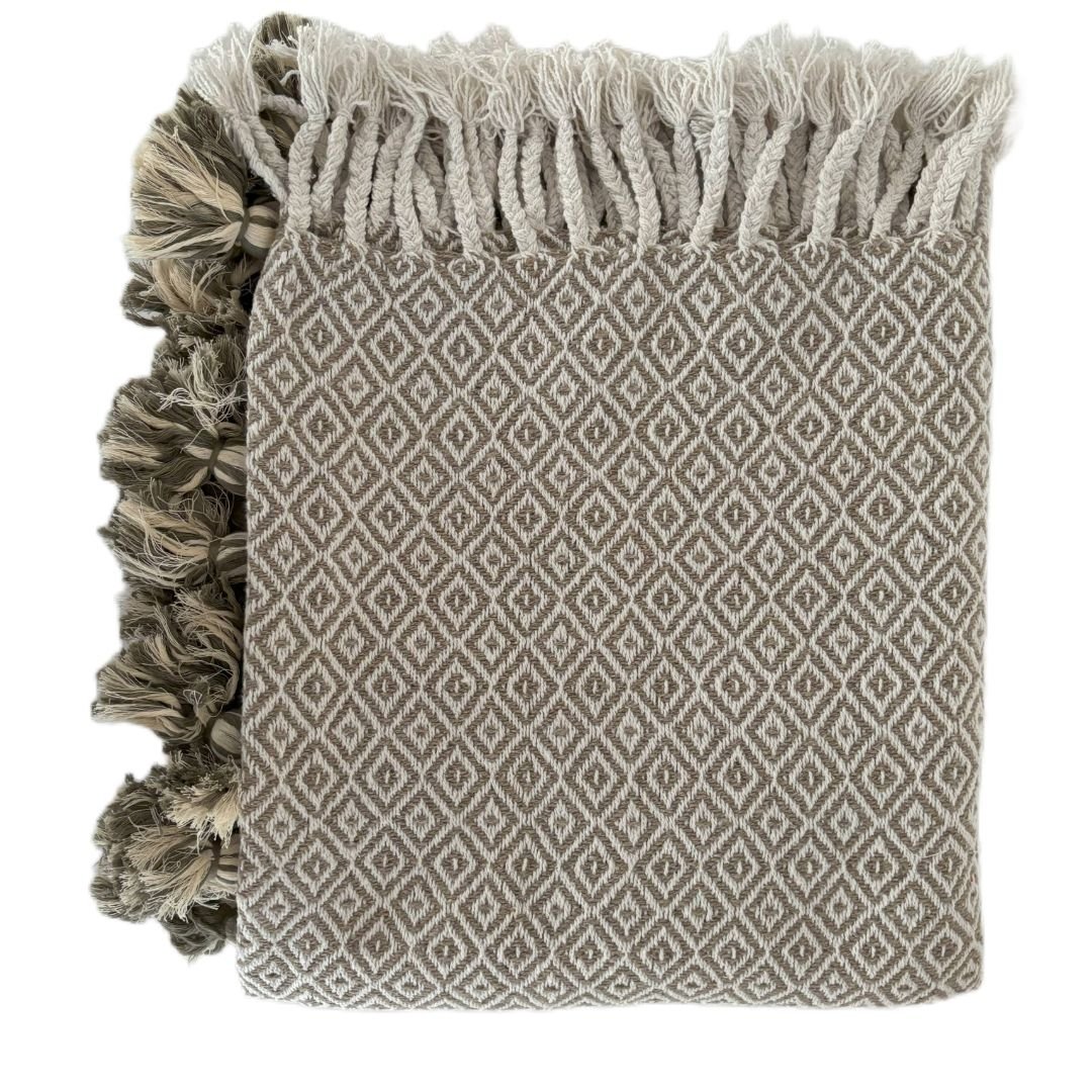 Ila Hand Woven Throw - Sarva Casa