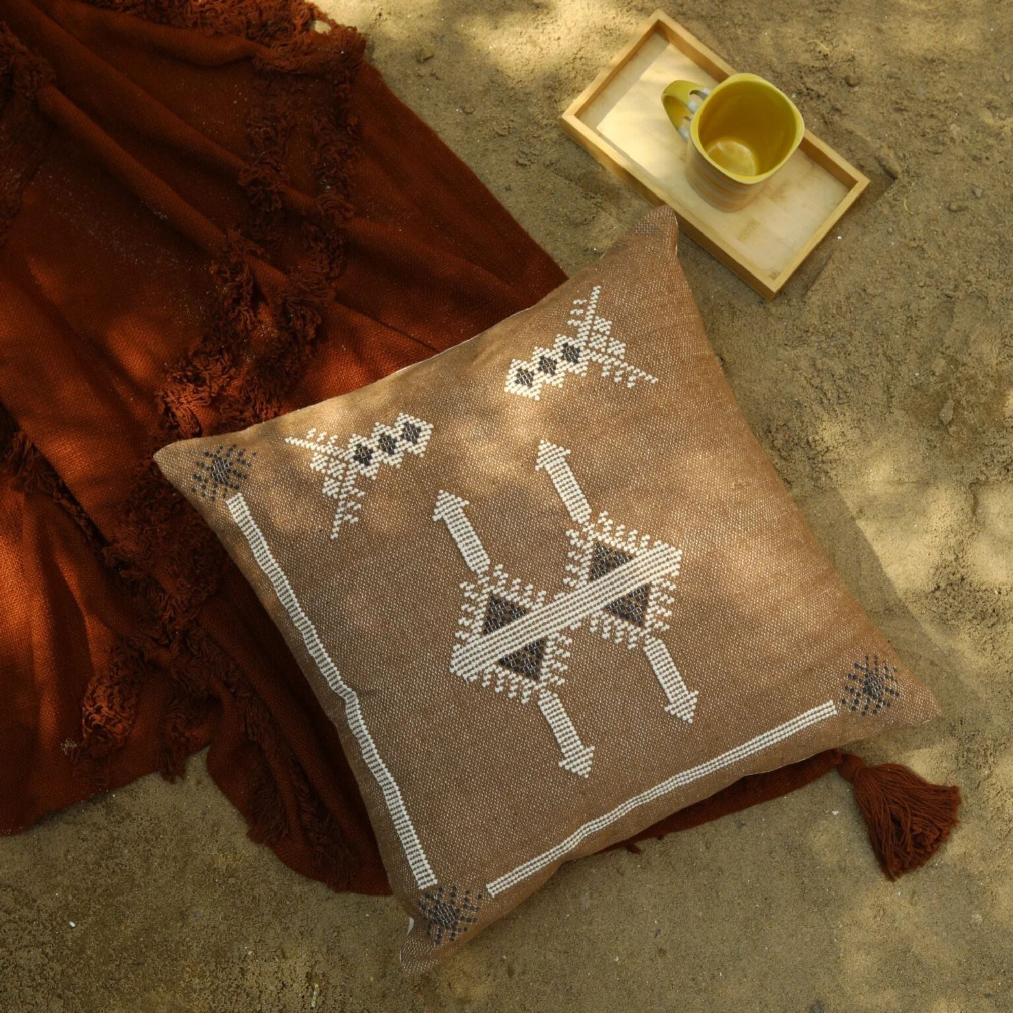 Kapil Cushion Cover - Sarva Casa