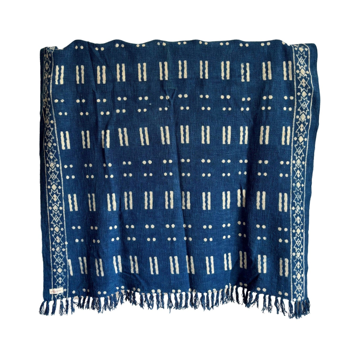 Neelam Block Printed Throw - Sarva Casa