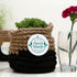 Serene Sanctuaries Jute Planter - Sarva Casa