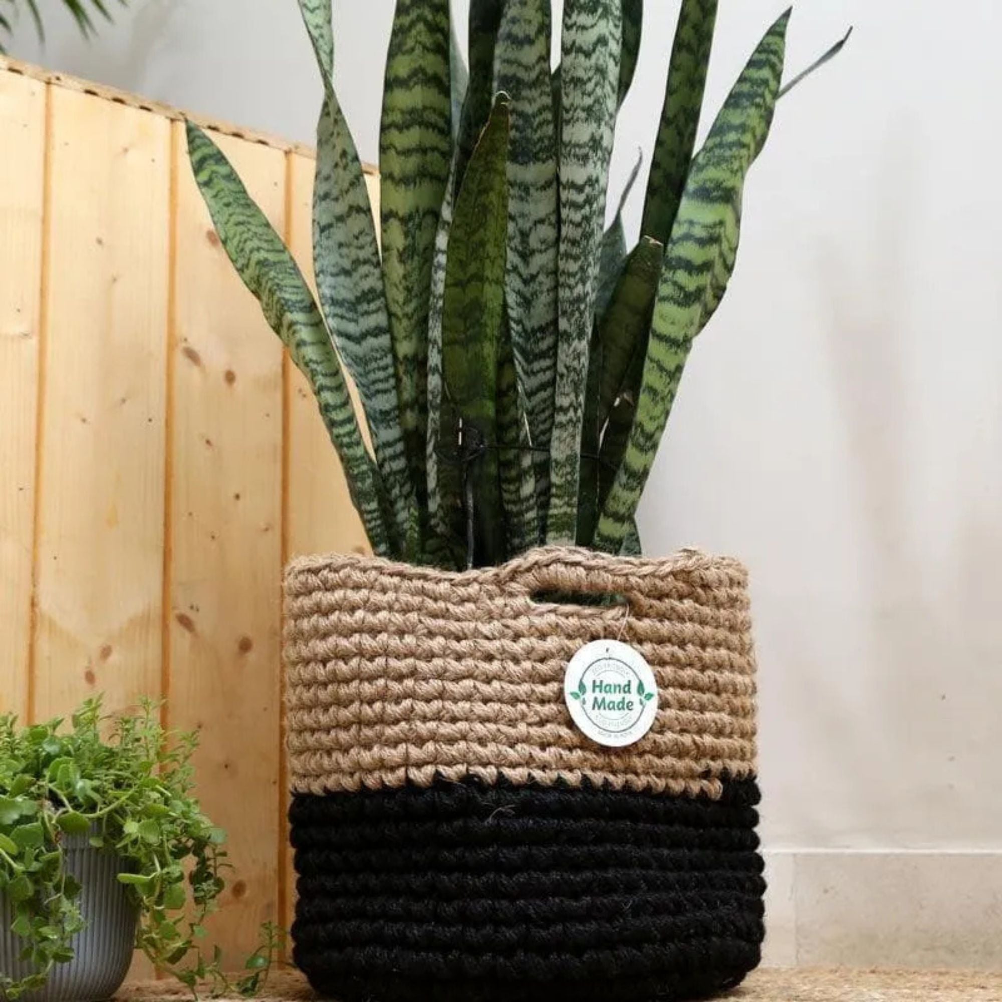 Serene Sanctuaries Jute Planter - Sarva Casa