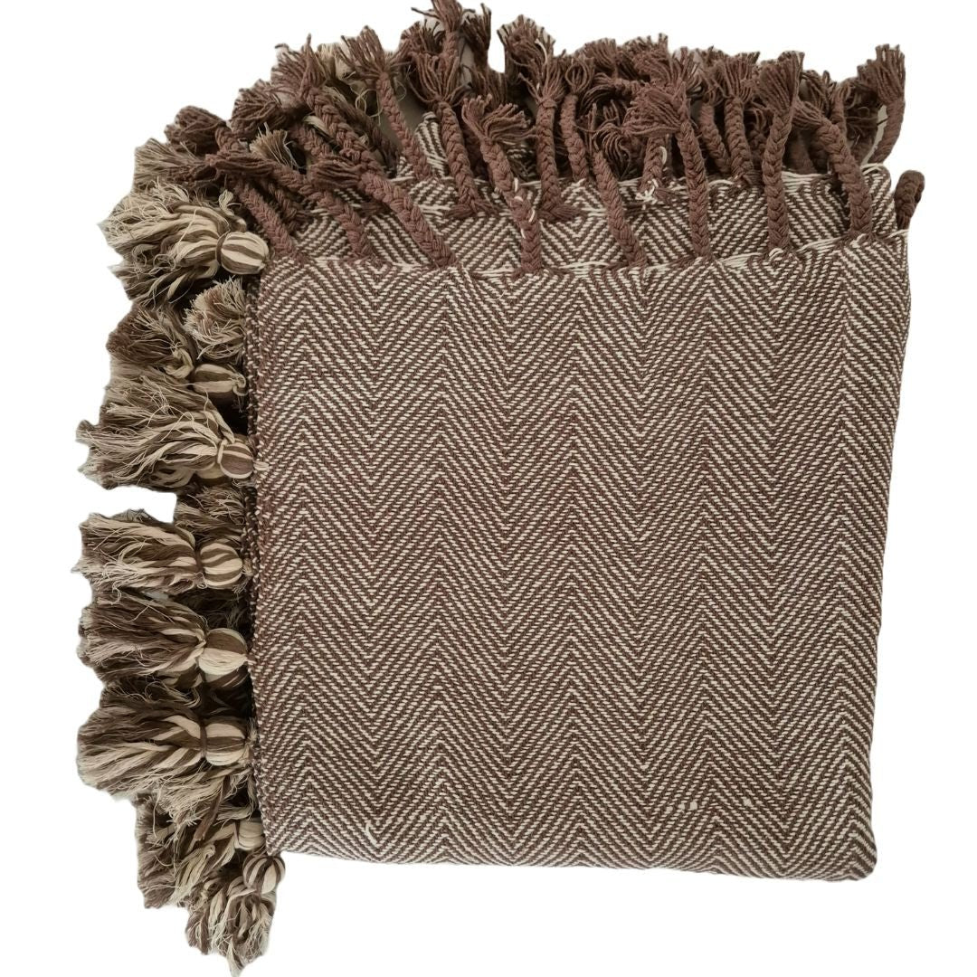 Shita Hand Woven Throw - Sarva Casa