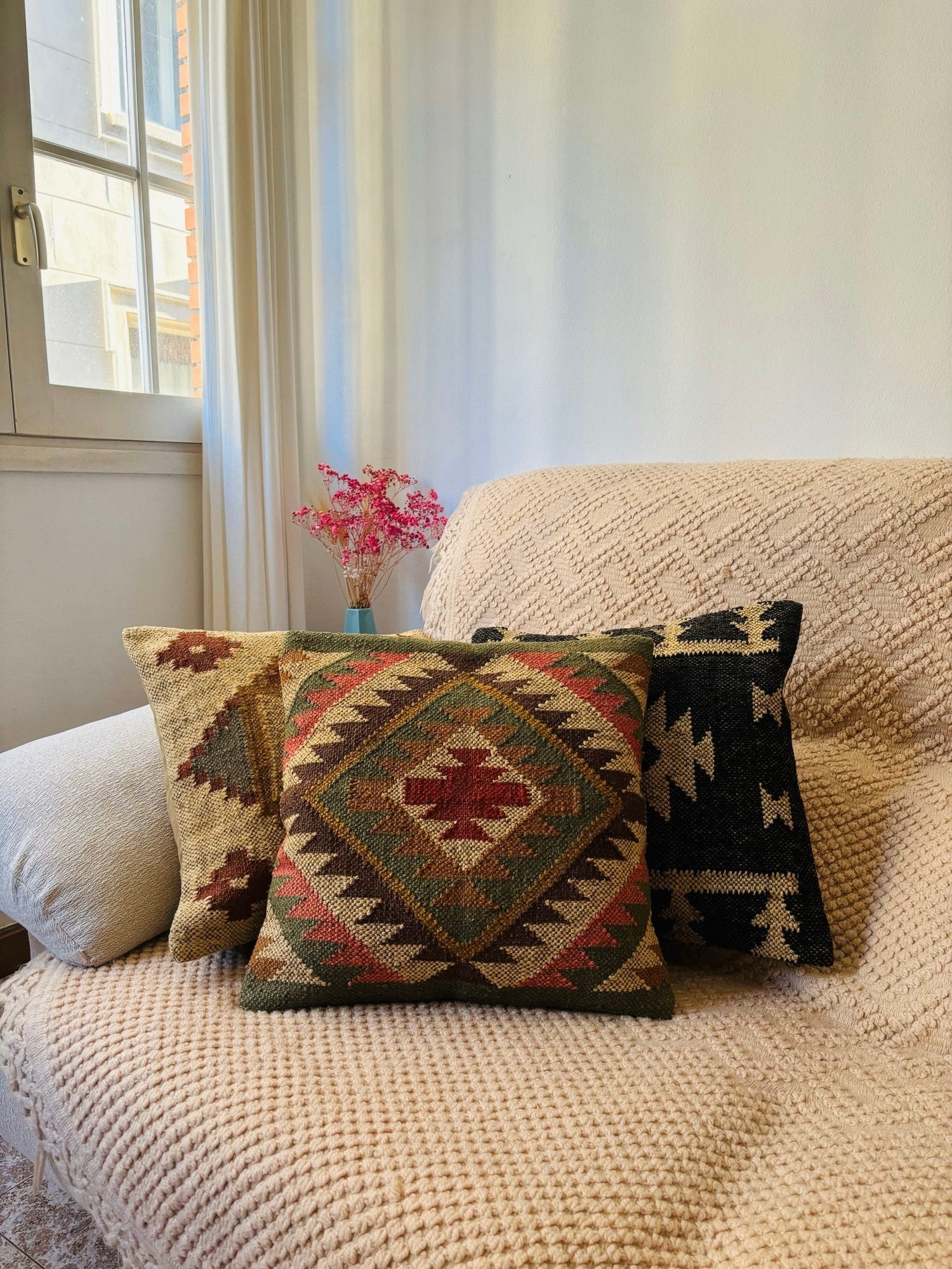 Trikona Cushion Cover - Sarva Casa