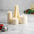 White Delight Pillar Candle - Set Of Four - Sarva Casa